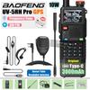 1/2PCS Upgrade Baofeng UV 5RH Pro GPS Walkie Talkie 3000mAh 5200mAh Lengthened Thickened Battery Frequency Copy Type-C Ham Radio
