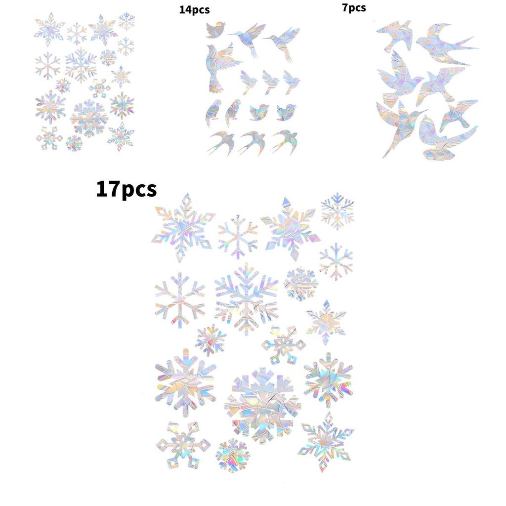 Наклейка на окно из ПВХ с радужной призмой-бабочкой для декора гостиной и спальни