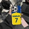Чехол для телефона Player R-Ronaldo C-CR7 для iPhone 17,16,15,14,13,12,Pro MAX Черный Матовый Ударопрочный Чехол