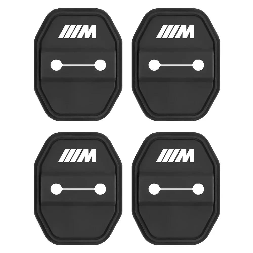BAAM1 2025 Hot Car Door Mute Damping Cushion Silicone Door Lock Buckle Door Protective Cover For BMW X1 X3 X4 X5 M F15 X6 F16 G30 7 Se