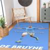 Star Player 1 Personalized Name Floor Mat Design for Foyer Outdoor Entryway Dormitory Antislip Carpet Anime Office Decor