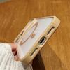 Роскошный магнитный жесткий чехол для телефона для iPhone 17 Air 16 16e 15 14 Plus 13 12 11 Pro Max Magsafe Беспроводная зарядка Прозрачный Funda