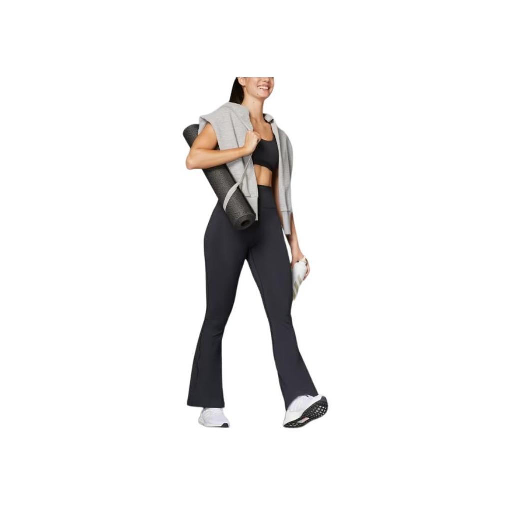 Adidas Узкие спортивные брюки с высокой талией и эластичным поясом, женские брюки черного цвета JE8025