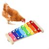 Chicken Xylophone Toy, Pecking Game, Hangable Decor, Funny Hanging,Hens Wood Toy,Pet