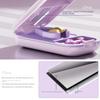 2 In 1 Pill Splitter Small Tablet Divider Organizer Flip Cover Pill Cutter  Cuts Vitamins Tablets