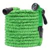 Garden Car Hose Expandable Flexible Water Hose with Double Latex Core and Car Wash Water Nozzle 3/4"Fitting Connectors