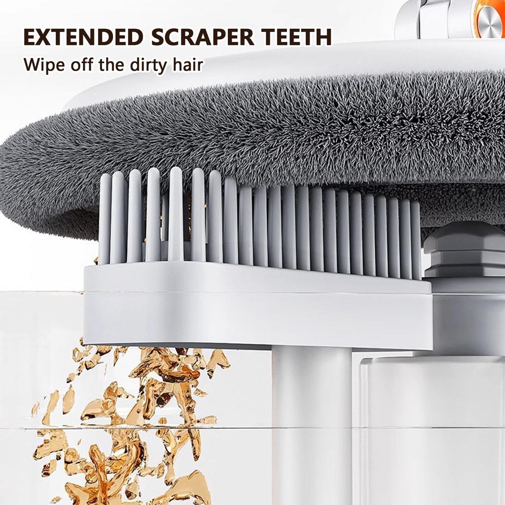 Уборка шваброй Отделение грязи Ленивая бытовая швабра Очистка одной шваброй Автоматическое вращение одного ведра