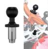 Motorcycle Front Fork Stem Base Ball Adapter Rubber 1 Inch Ball Head Compatible for Gopro12 11 10 9 Insta360 Mount Smartphone Holder