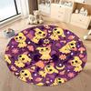 17 Styles Pokemon Cards Print Round Carpet Bedroom LivingRoom Mat Sofa Home Children's Room Decor Rug Free Shipping Holiday Gift