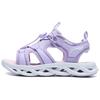 Li Ning Youth  Childrens Sports Trend Shock Absorption Rebound Lightweight Non-Slip Sandals Kids Sandals Lilac YKUT030-4