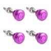 1Pc/4Pcs 22mm Universal Car Push Button Bonnet Hood Pins Kit Aluminum Quick Release Latch Bumper License Plate Lock Clip