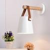 Wooden Wall Lamp Interior Light Fixture For Home Sconce Interior Lighting Living Room Nordic Modern Bed Wall Lamps With Wire E27