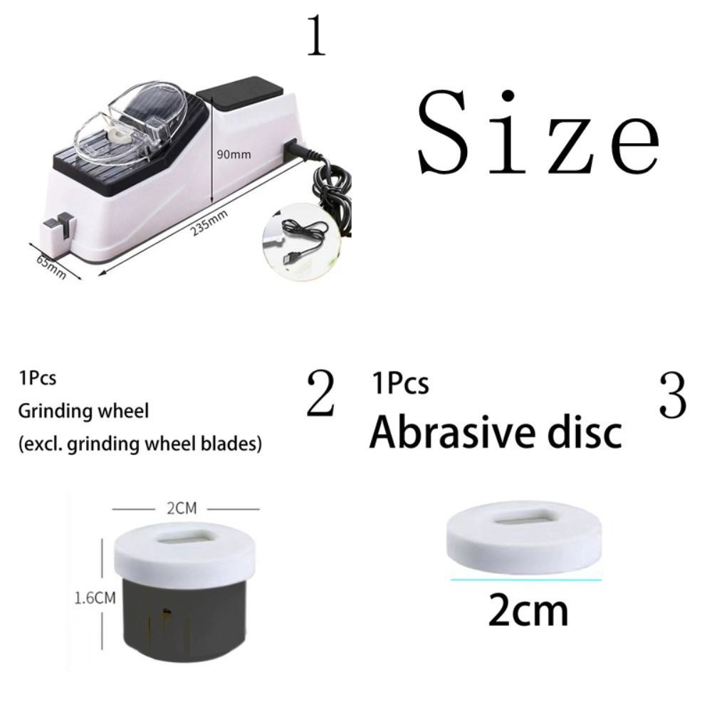 USB Electric Kitchen Sharpener 5V/2A Quick Sharping Tool Kitchen Tool Sharpening Stone  Kitchen