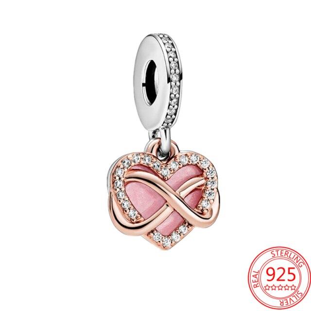 925 Sterling Silver Glass Beads Charms for Jewelry DIY Making Fit Original Bracelets Bangles for Women Gift