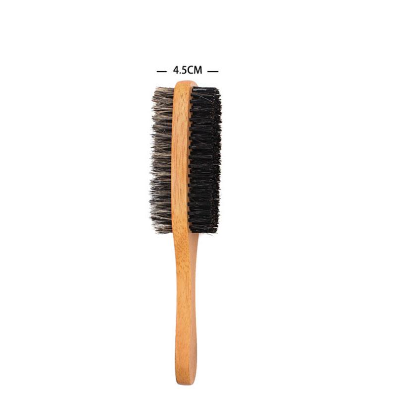 Bristle Beard Brush Men's Beard Styling Brush Solid Wood Beard Styling Tools