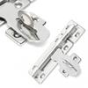 Stainless Steel Hardware Door Lock Barrel Bolt Latch Padlock Clasp Set of 4 Inch Lock Latch For Locking Door Window Panel Drawer Cupboard