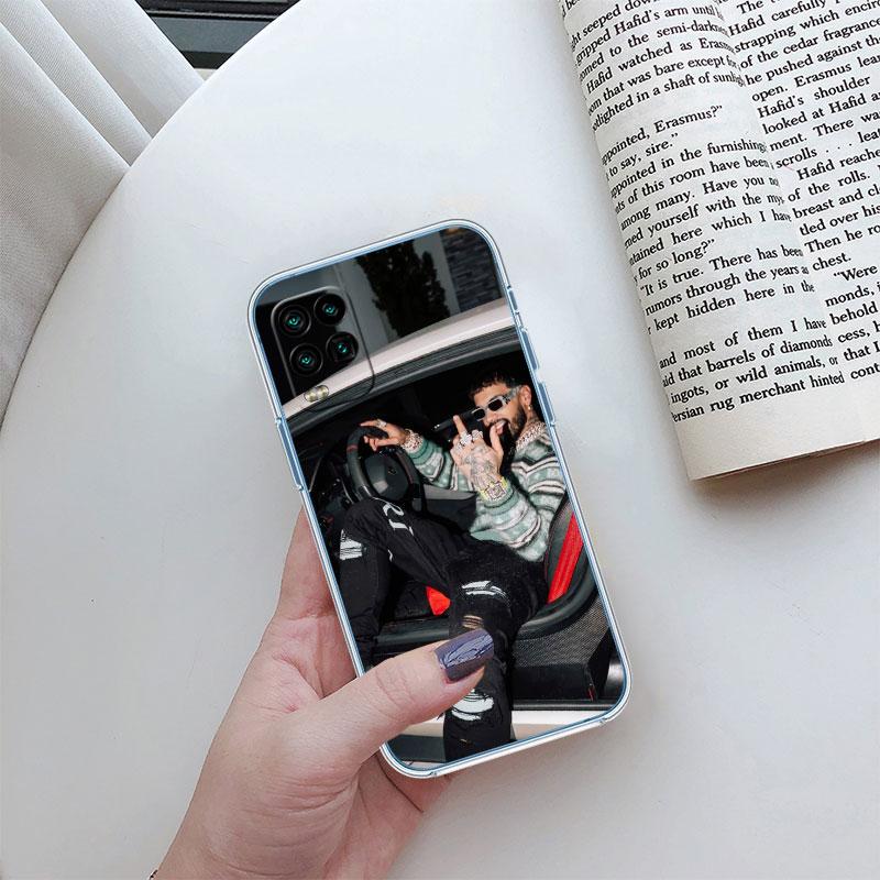 Anuel AA Transparent Phone Case for LG K22 K30 K40 K40S K41 K42 K50 K50S K51 K51S K52 K61 K62 K71 K92 Q61