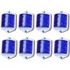 APSMOTIV 12V Синие Светодиодные Габаритные Огни для Грузовиков Прицепов Автодомов Универсальные Накладные Габаритные Огни Набор из 8 Штук