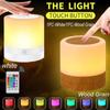 Лампа с сенсорным датчиком, ночник, прикроватная настольная лампа для детей, спальни, регулируемая яркость, теплый белый свет, цвет RGB, настольная ночная лампа