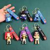 Creative KPOP Demon Hunters Little Tiger Keychain Pendant Cartoon Anime Monster Hunt Girl Key Ring Bag Hanging Decoration Gift