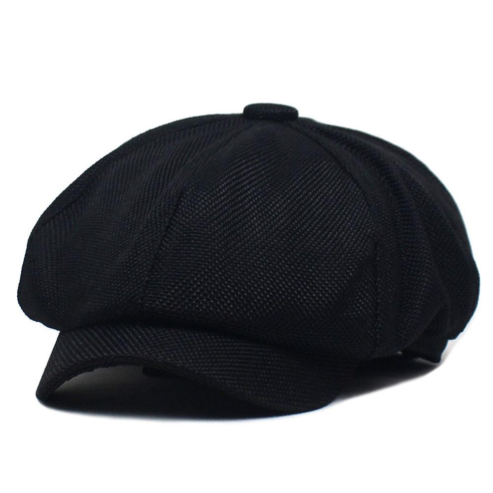 Восьмиугольная шляпа, дышащий берет, мужская шляпа с утиным язычком, кепка в стиле ретро, ​​модная мужская шляпа