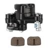 Disc Brake Caliper Metal 50mm Hole Center Distance Brake Pump Caliper with Brake Pad for 43cc 49cc Mini PIT Dirt Quad