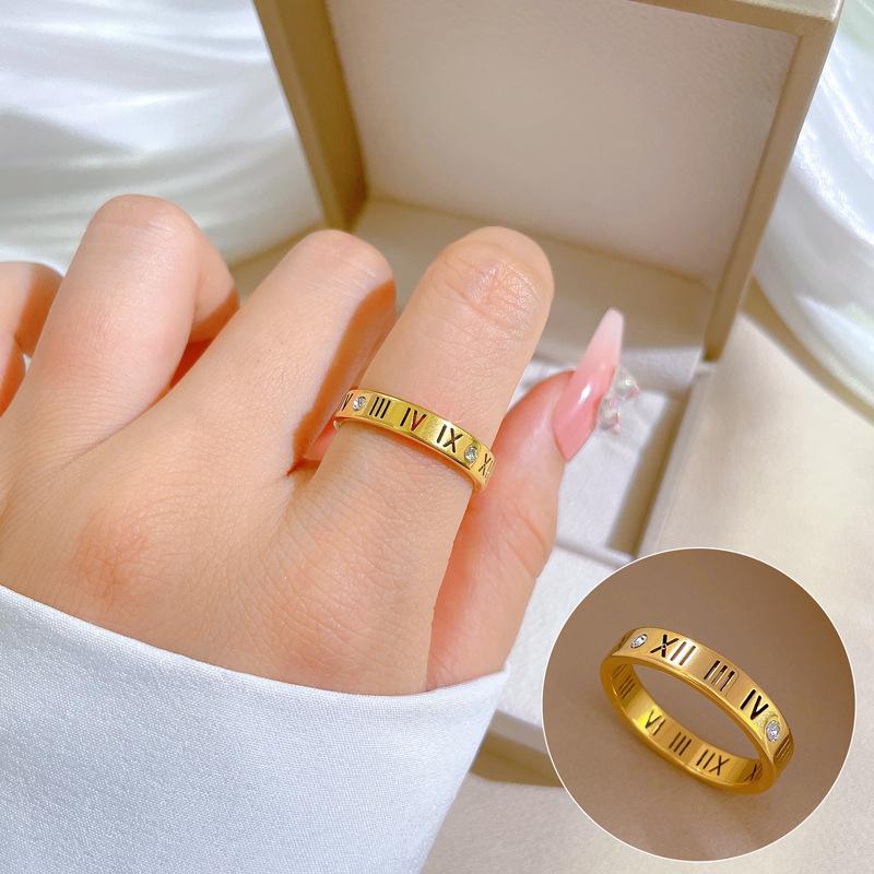 Кольцо Cold Wind Minimalist Wind Bouncing Ring для мужчин и женщин, стильное и простое, для указательного пальца.