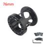 New hollow out Universal Steering Wheel Hub Spacer 51/76/101 mm Steering Wheel Hub Boss Kit Adapter Spacer Black