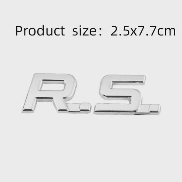 Металлическая эмблема наклейка на автомобиль для Renault RS GT Sport Clio Scenic Megane Koleos Arkana Espace Laguna Logan Sandero Safrane Vel Satis