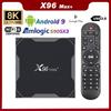 X96 MAX Plus Smart TV Box Android 9.0 Amlogic S905X3 Quad Core 4GB 64GB 32GB 8K HD TVBOX Dual Wifi BT 1000M H.265 X96Max Plus Set Top Box 2GB 16GB
