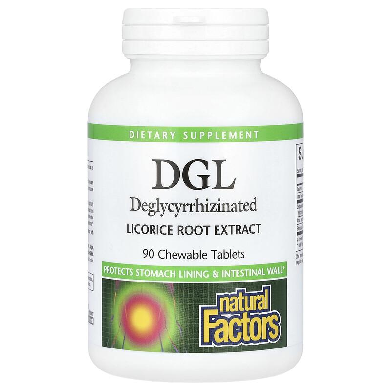 DGL, Deglycyrrhizinated Licorice Root Extract, 90 Chewable Tablets