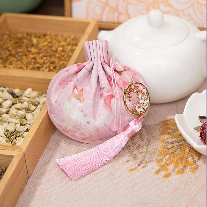Dragon Boat Festival Sachet Perfume Bag Bag Small Pendant Animal Pouch Accessories Carry Creative Archaistic Tassel Silk Bag Cloth Bag