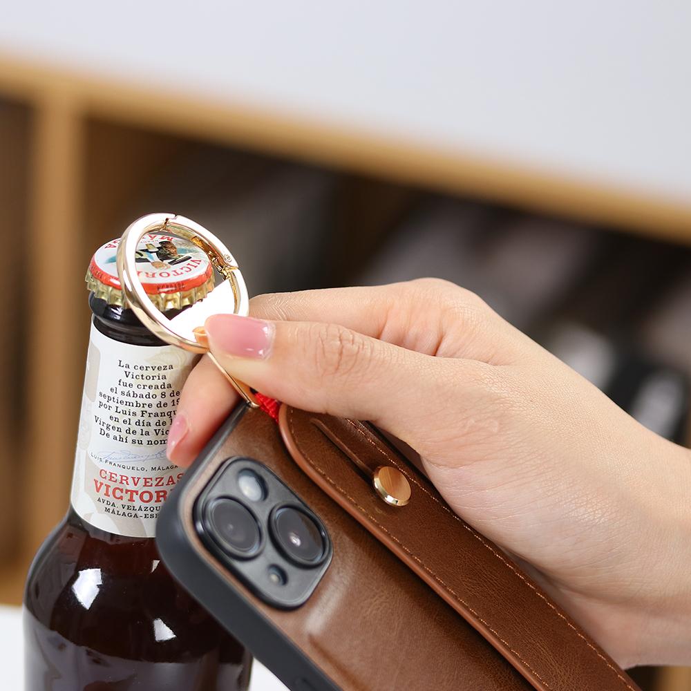 Роскошный кожаный чехол-подставка с браслетом для Motorola Razr 50 Ultra Moto Razr 40 Plus 2023, чехол с кольцом-открывателем, ультратонкий противоударный защитный чехол