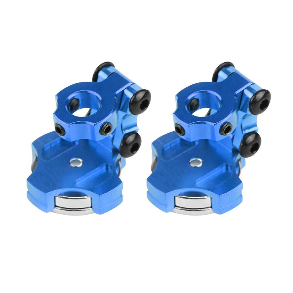 2 шт. Аксессуары для модельных машин Металлические Магнитные Скрытые Крепления для кузова для Радиоуправляемой машины (Темно-синий)