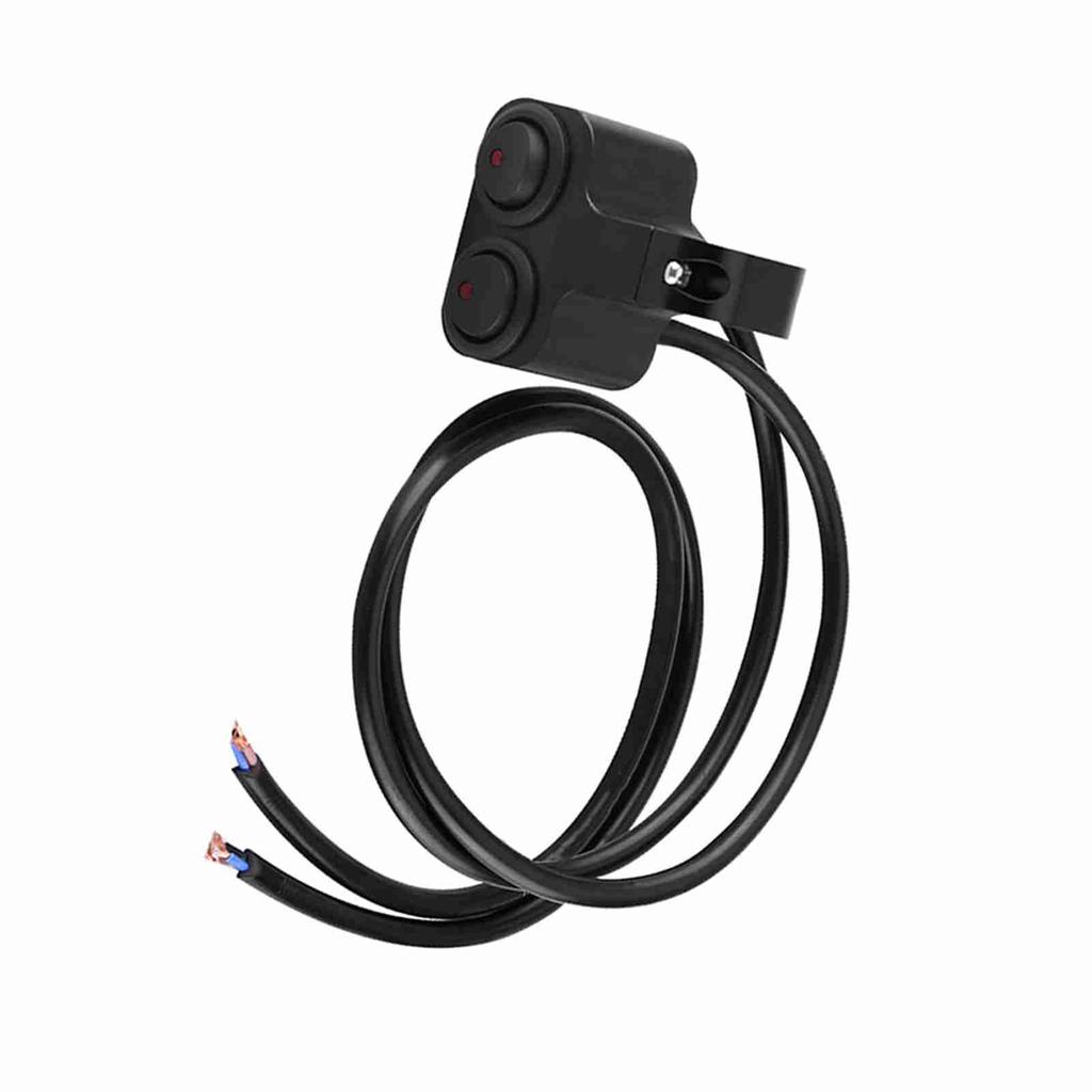 Мотоциклетный руль из алюминиевого сплава с ЧПУ, 1 дюйм, 25 мм, фара, двойной переключатель