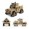 2in1 ABRAMS Main Battle Tank Building Blocks 1:28 Model Bricks WW2 Military Series M1A2 Tank Toys for Chlidren Without Box