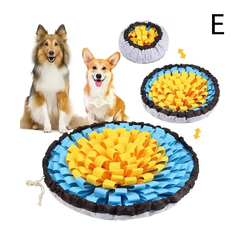 Pet Snuffle Mat For Dogs, Interactive Feed Game For Boredom, Encourages Natural Foraging Skills For Cats Dogs Bowl Travel Use