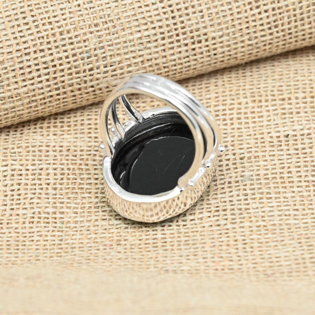 Элегантный синий тройной опал, твердое серебряное кольцо ручной работы 925, женское кольцо для нее