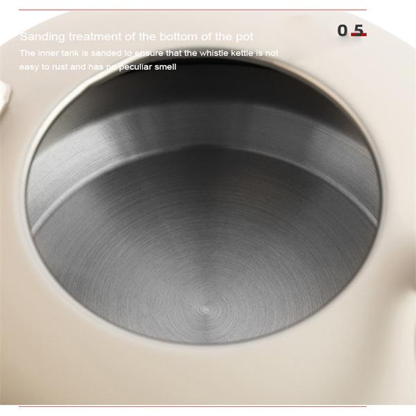 Чайник со свистком, чайник из нержавеющей стали с термостойкой ручкой для всех плит