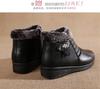 Fashion 2024 New Women's Warm Boots Winter Waterproof Ankle Leather Boot Outdoor Non Slip Flat Shoes Wedge Fur Booties Boots Botas