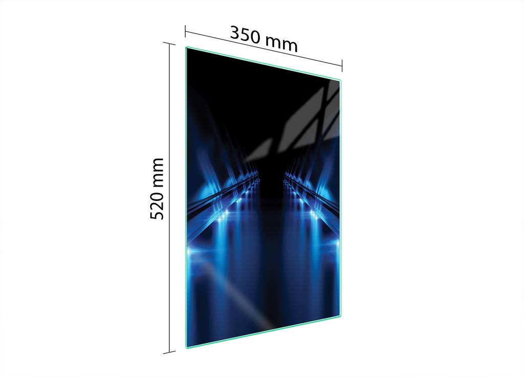 GLASS CUTTING BOARD 35x52 Road