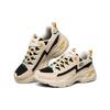 Skechers DLites 4.0 Сетчатые Синтетическая Кожа Круглый Носок На Шнуровке Низкие Папины Кроссовки Мужские Сникеры Натуральный 237225-NTMT