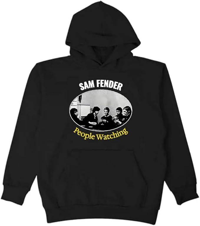 Unisex Sam Fender People Watching Hoodie Long Sleeve Streetwear Women Men Hooded Sweatshirt Fashion Clothes