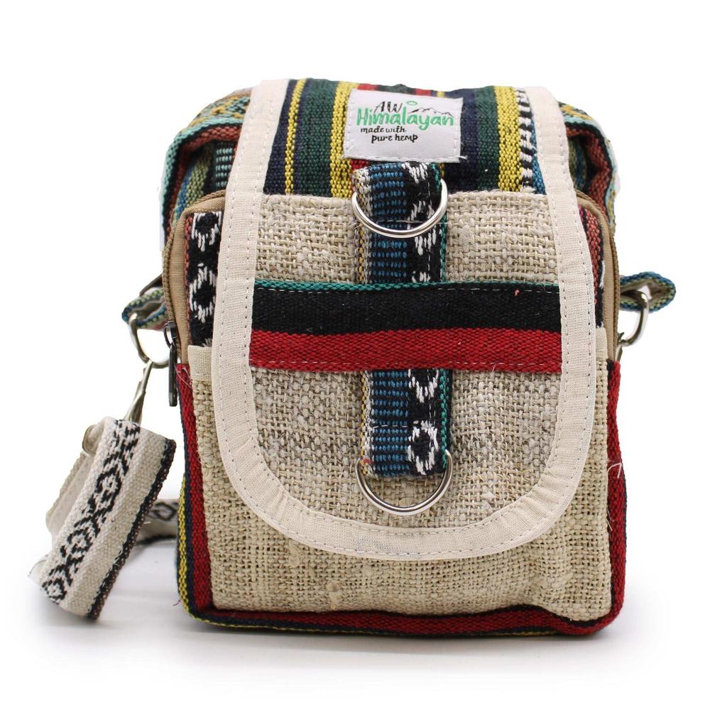 Hemp Cotton Crossbody Travel Bag