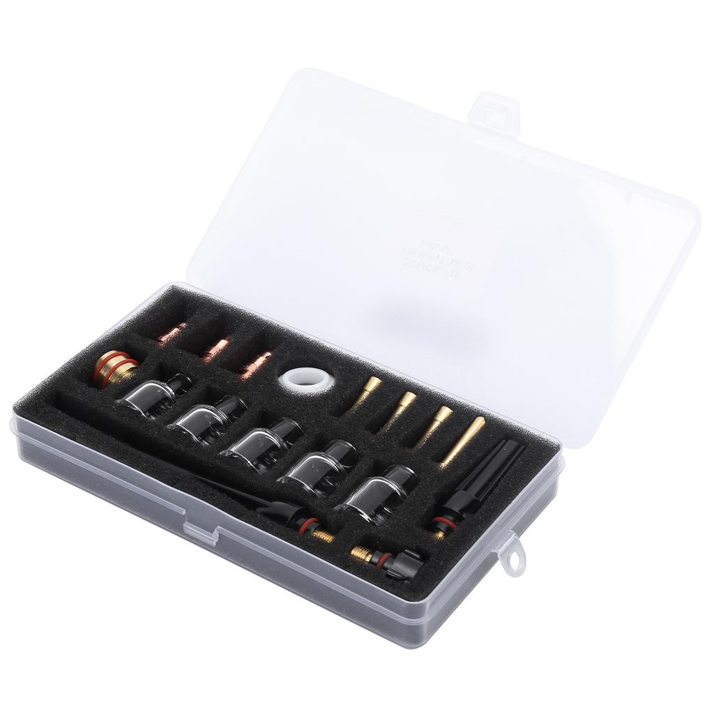 Комплект принадлежностей для сварочной горелки, стеклянная насадка, расходные материалы для сварочного аппарата WP171826