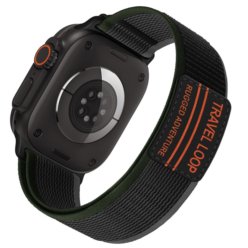 Нейлоновый ремешок для умных часов Ultra 2 10 46 мм 9 8 7 49 мм 45 мм 41 мм 44 мм 40 мм 42 мм 38 мм для умных часов серии 6 SE 5 4 3 2 1 спортивный мужской ремешок