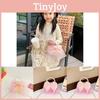 Lovely And Trendy Pearl Handle Bowknot Handbag For Kids In Soft Pink Color For Everyday