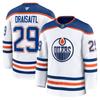 ГОРЯЧИЙ! Сшитая футболка с именем и номером игрока Леона Драйзайтля Edmonton Oiler Подарок