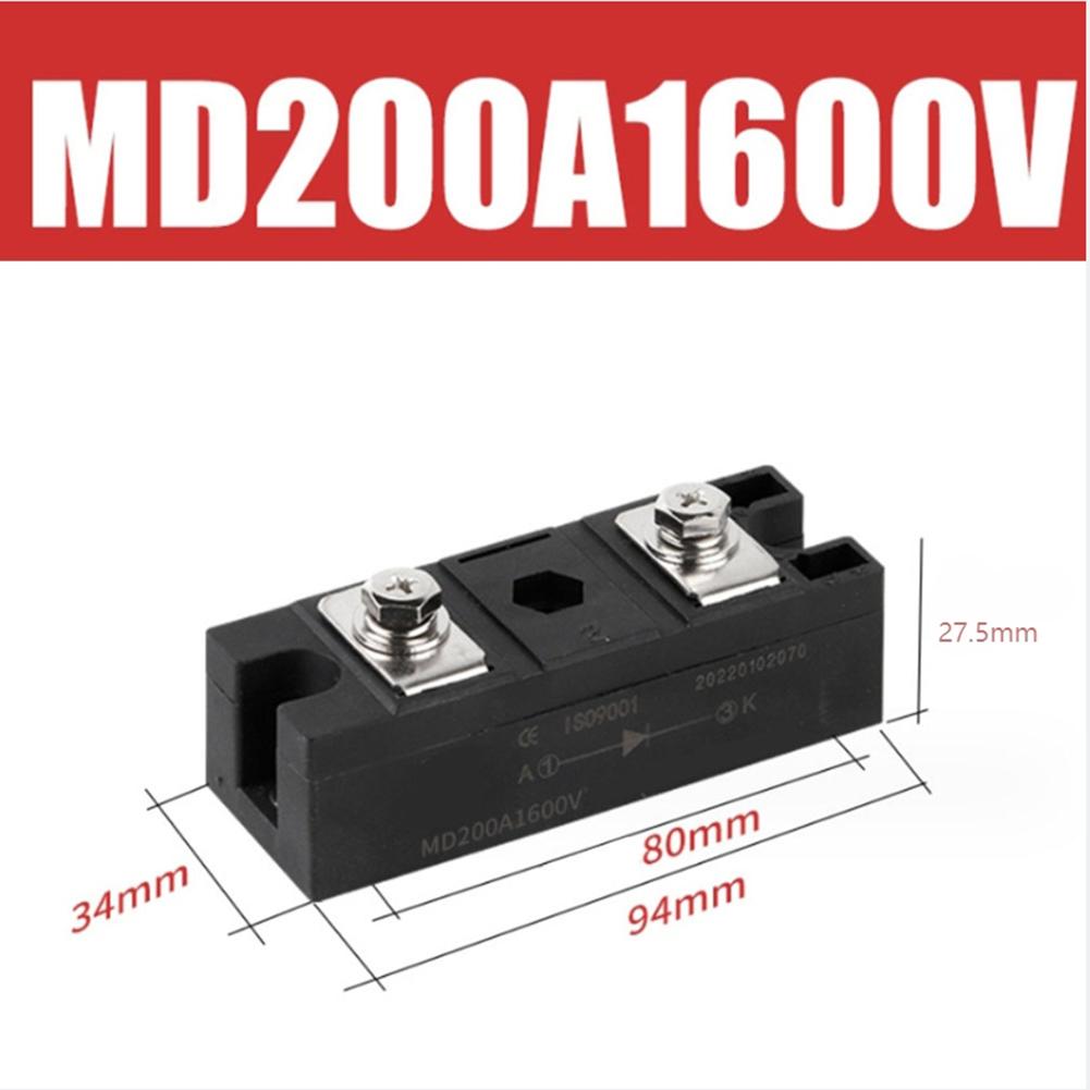 MD200A 1600V Для выпрямительного диода для солнечных батарей с радиатором для зарядки-разрядки аккумуляторов и статических компенсаторов реактивной мощности