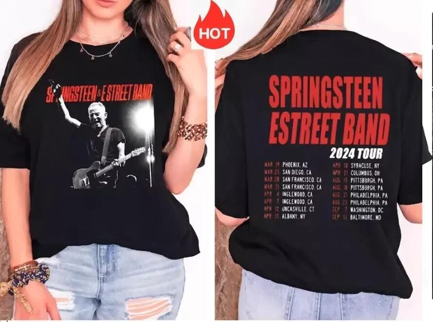 Bruce Springsteen 2024 Tour Shirt, 2024 Bruce Springsteen Tour tshirt